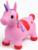 Попрыгун ZABIAKA «Единорог», 51×25×50 см, розовый