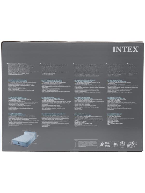 Кровать надувная QUEEN ULTRA с изголовьем 152 х 236 х 86 см, с встр насосом 64450ND