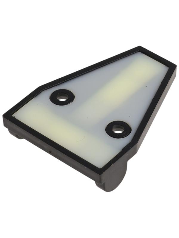 Уровень пластиковый ТУНДРА, мини, треугольный, 2 глазка