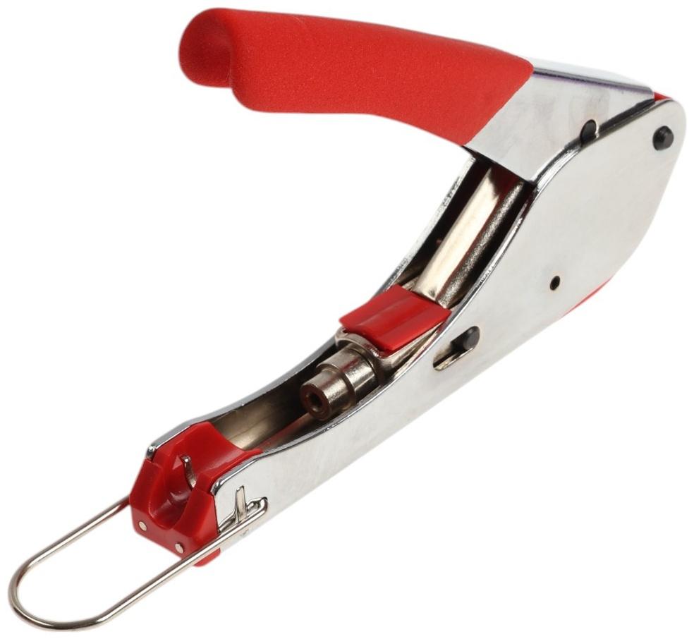 Кримпер ТУНДРА, для телевизионных коаксиальных кабелей, РК50 и РК75