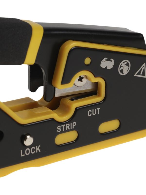 Кримпер ТУНДРА, обжим пластиковых клемм RJ45 RJ11/12, зачистка до 7 мм