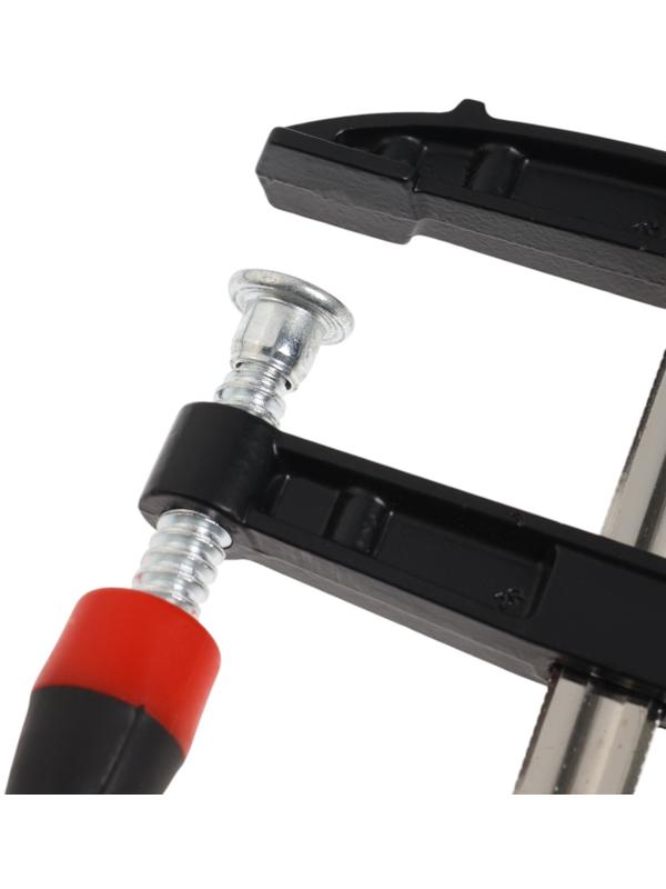 Струбцина F-образная усиленная ТУНДРА, тавровый профиль, 2К рукоятка, 150×50×200 мм