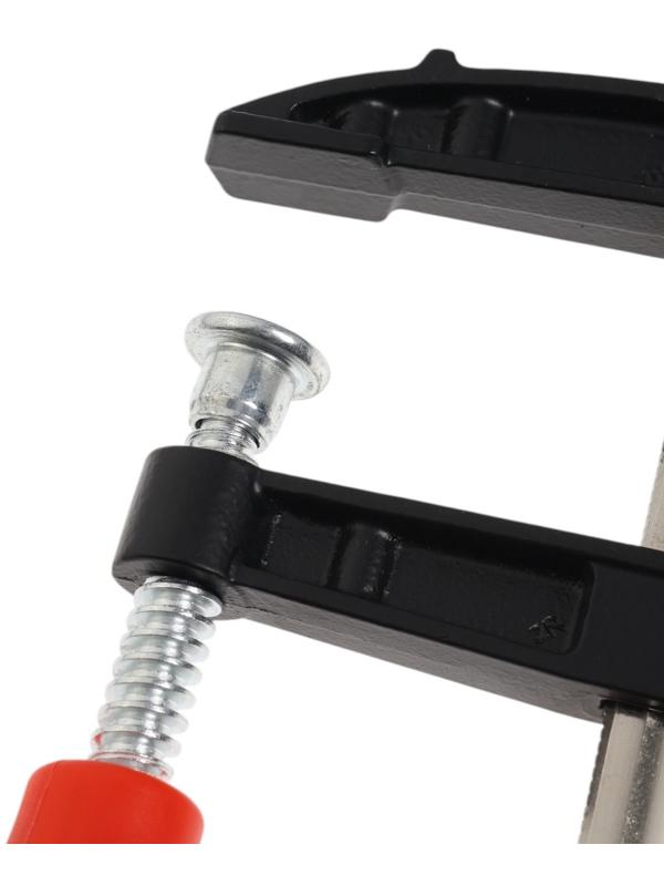 Струбцина F-образная усиленная ТУНДРА, тавровый профиль, 2К рукоятка, 200×50×250 мм