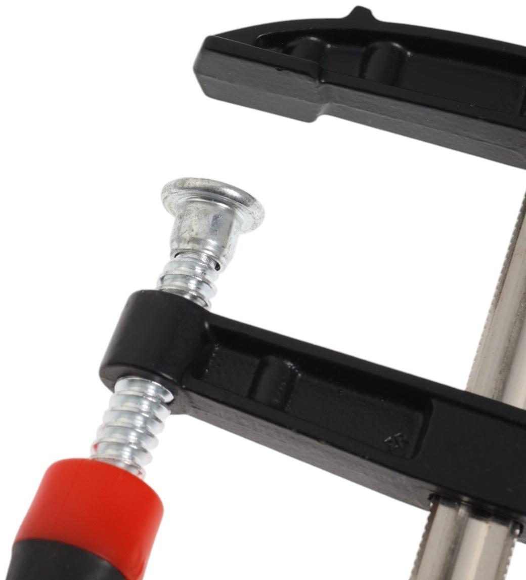 Струбцина F-образная усиленная ТУНДРА, тавровый профиль, 2К рукоятка, 250×50×300 мм