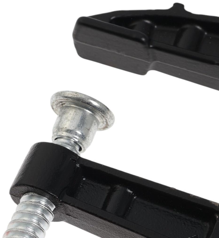 Струбцина F-образная усиленная ТУНДРА, тавровый профиль, 2К рукоятка, 300×50×350 мм