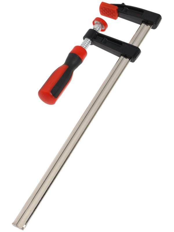 Струбцина F-образная усиленная ТУНДРА, тавровый профиль, 2К рукоятка, 300×50×350 мм