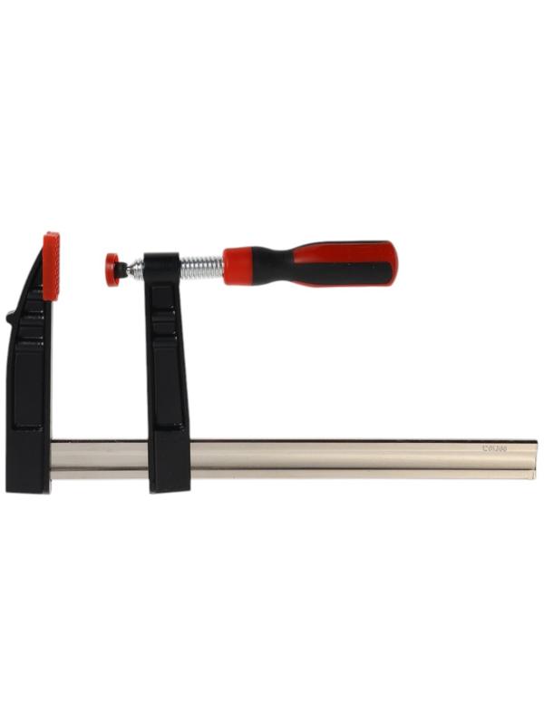 Струбцина F-образная усиленная ТУНДРА, тавровый профиль, 2К рукоятка, 300×120×390 мм