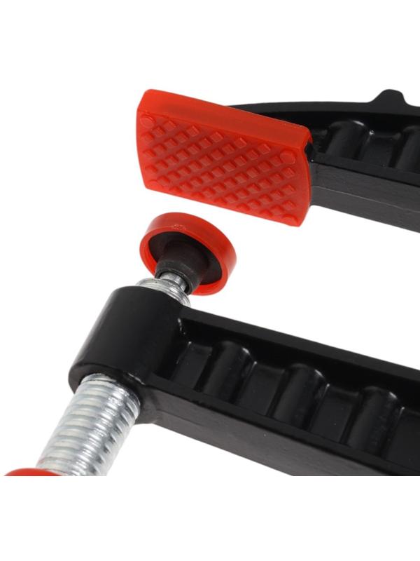 Струбцина F-образная усиленная ТУНДРА, тавровый профиль, 2К рукоятка, 300×120×390 мм