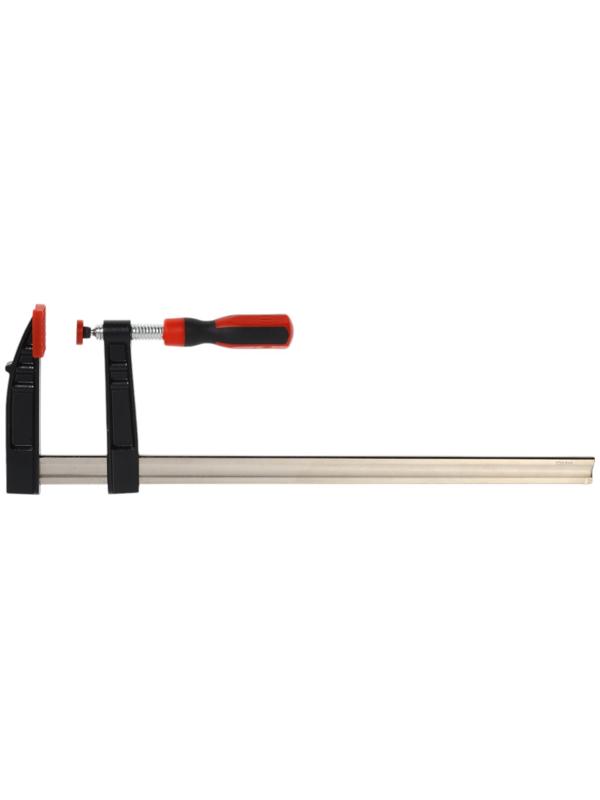 Струбцина F-образная усиленная ТУНДРА, тавровый профиль, 2К рукоятка, 500×120×590 мм