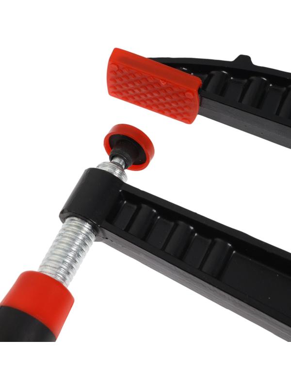 Струбцина F-образная усиленная ТУНДРА, тавровый профиль, 2К рукоятка, 500×120×590 мм