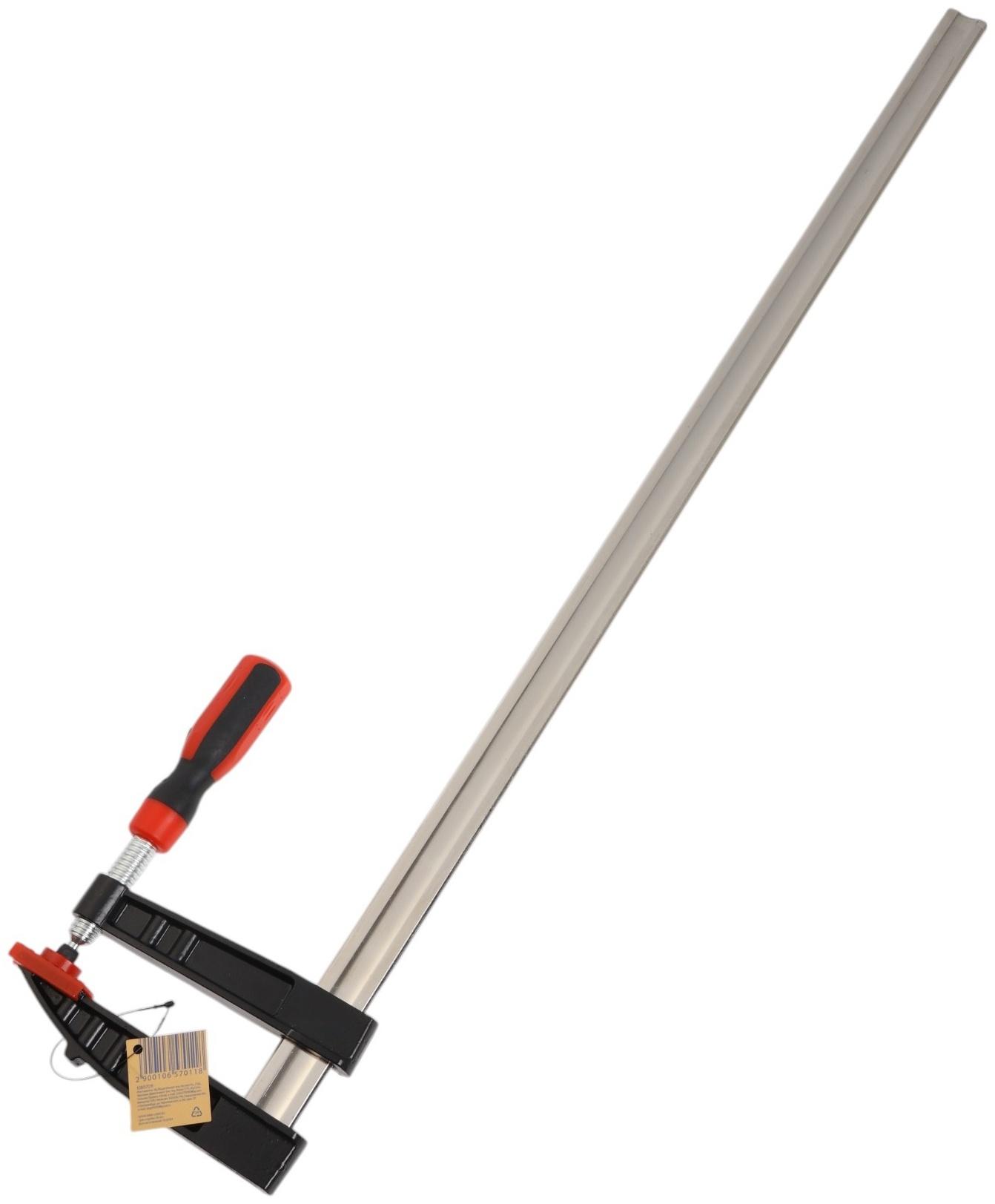 Струбцина F-образная усиленная ТУНДРА, тавровый профиль, 2К рукоятка, 800×120×890 мм