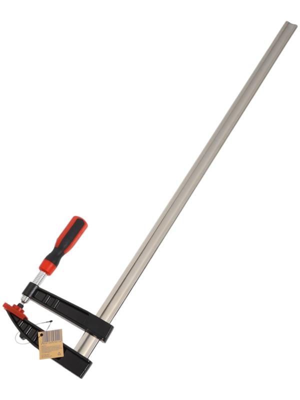 Струбцина F-образная усиленная ТУНДРА, тавровый профиль, 2К рукоятка, 800×120×890 мм