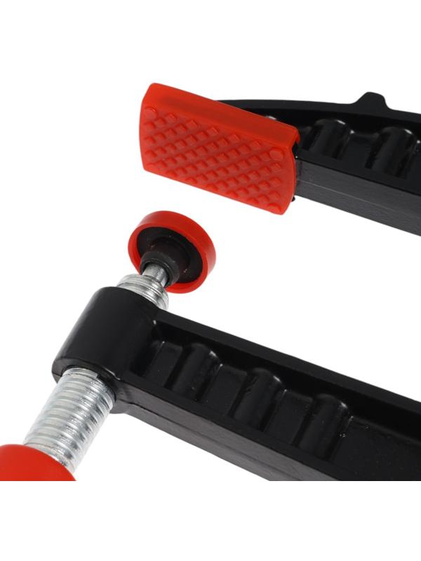 Струбцина F-образная усиленная ТУНДРА, тавровый профиль, 2К рукоятка, 800×120×890 мм