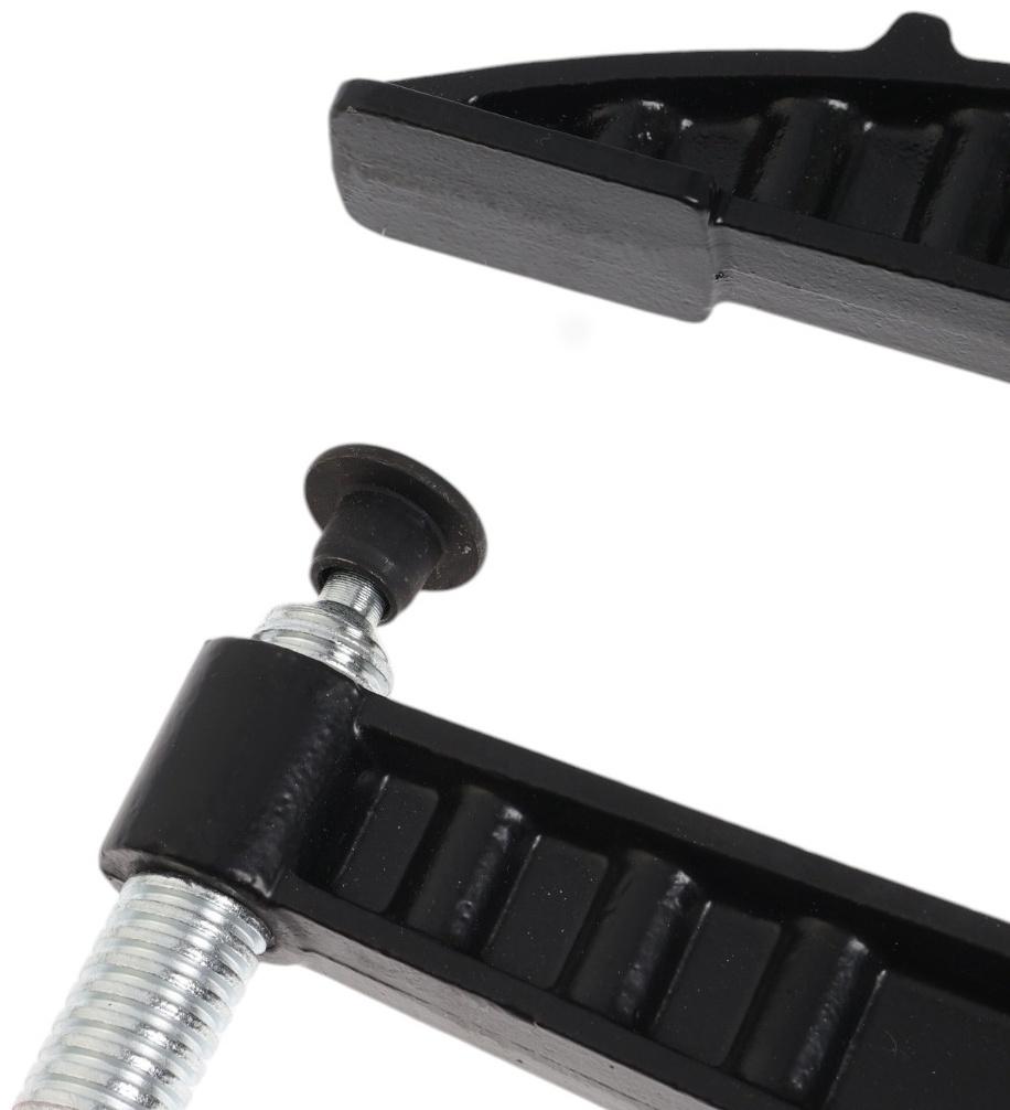 Струбцина F-образная усиленная ТУНДРА, тавровый профиль, 2К рукоятка, 1000×120×1090 мм