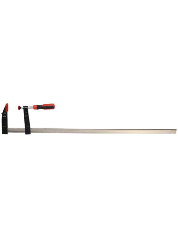 Струбцина F-образная усиленная ТУНДРА, тавровый профиль, 2К рукоятка, 1000×120×1090 мм