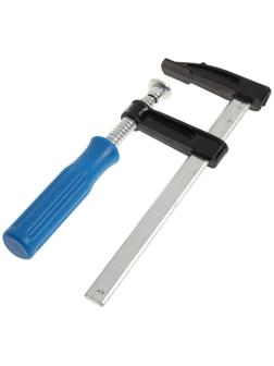 Струбцина F-образная ТУНДРА, пластиковая рукоятка, 150×50×200 мм