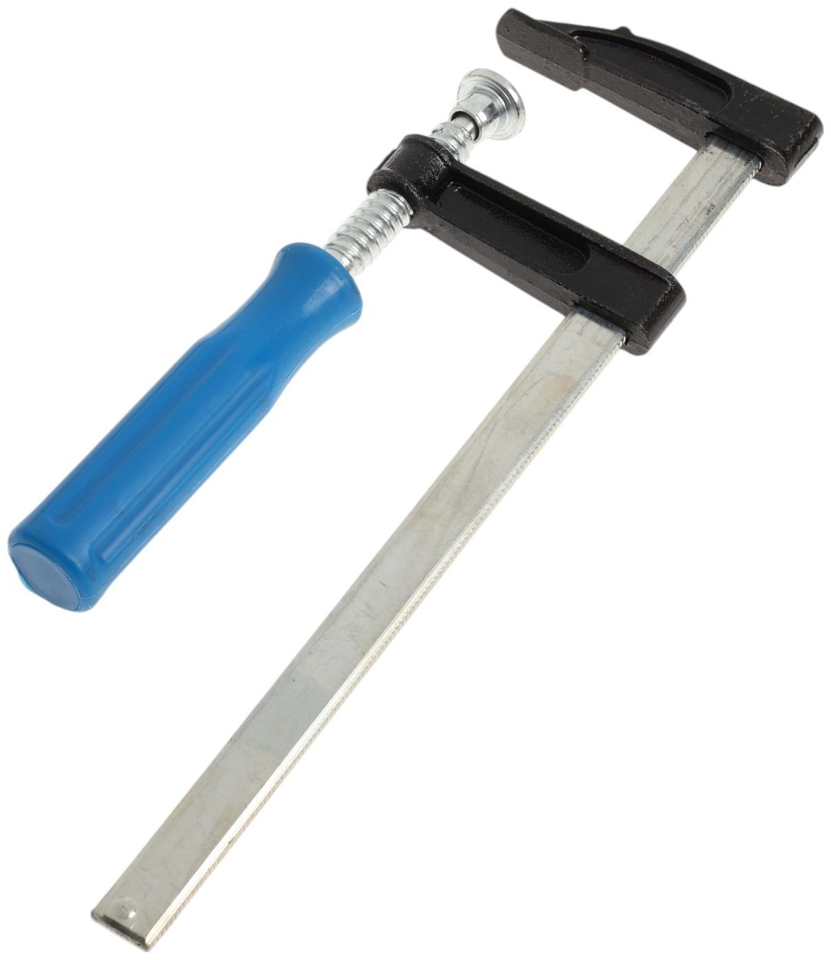 Струбцина F-образная ТУНДРА, пластиковая рукоятка, 200×50×250 мм