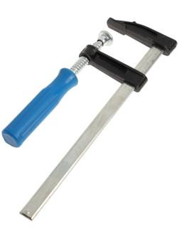 Струбцина F-образная ТУНДРА, пластиковая рукоятка, 200×50×250 мм