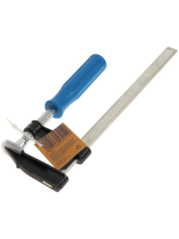 Струбцина F-образная ТУНДРА, пластиковая рукоятка, 200×50×250 мм