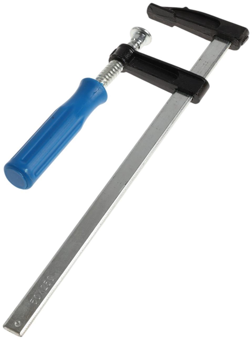 Струбцина F-образная ТУНДРА, пластиковая рукоятка, 250×50×300 мм