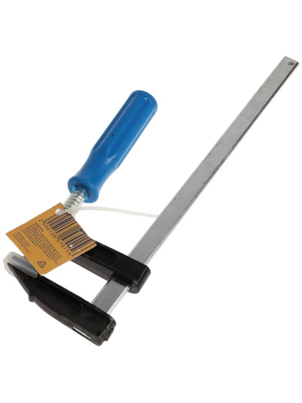 Струбцина F-образная ТУНДРА, пластиковая рукоятка, 250×50×300 мм