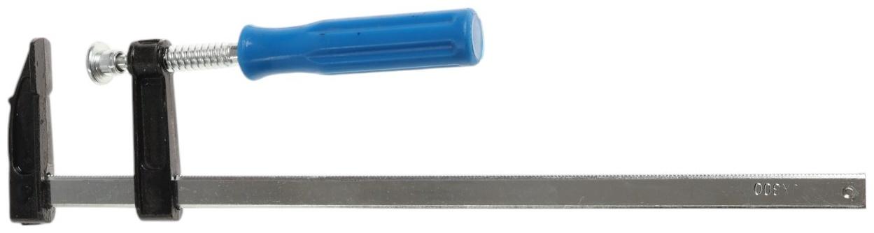 Струбцина F-образная ТУНДРА, пластиковая рукоятка, 300×50×350 мм