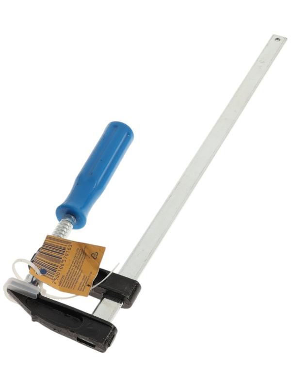 Струбцина F-образная ТУНДРА, пластиковая рукоятка, 300×50×350 мм