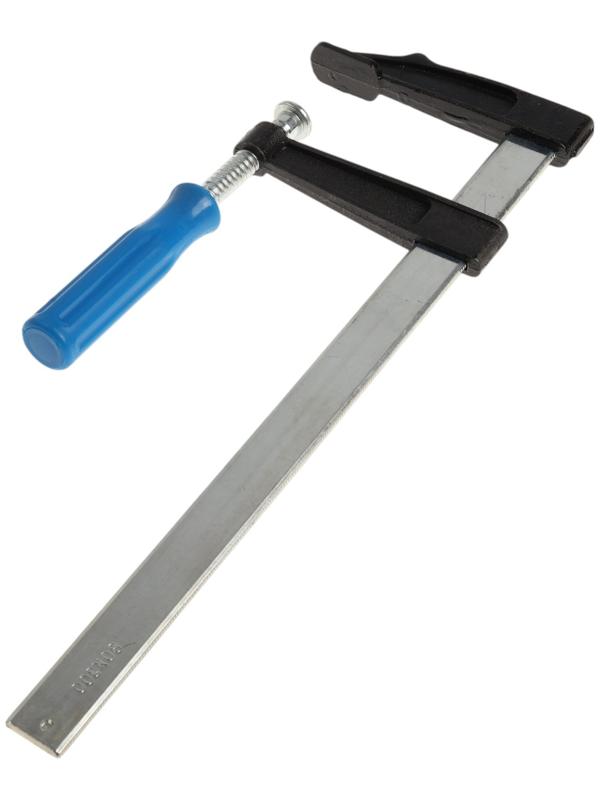 Струбцина F-образная ТУНДРА, пластиковая рукоятка, 300×80×380 мм