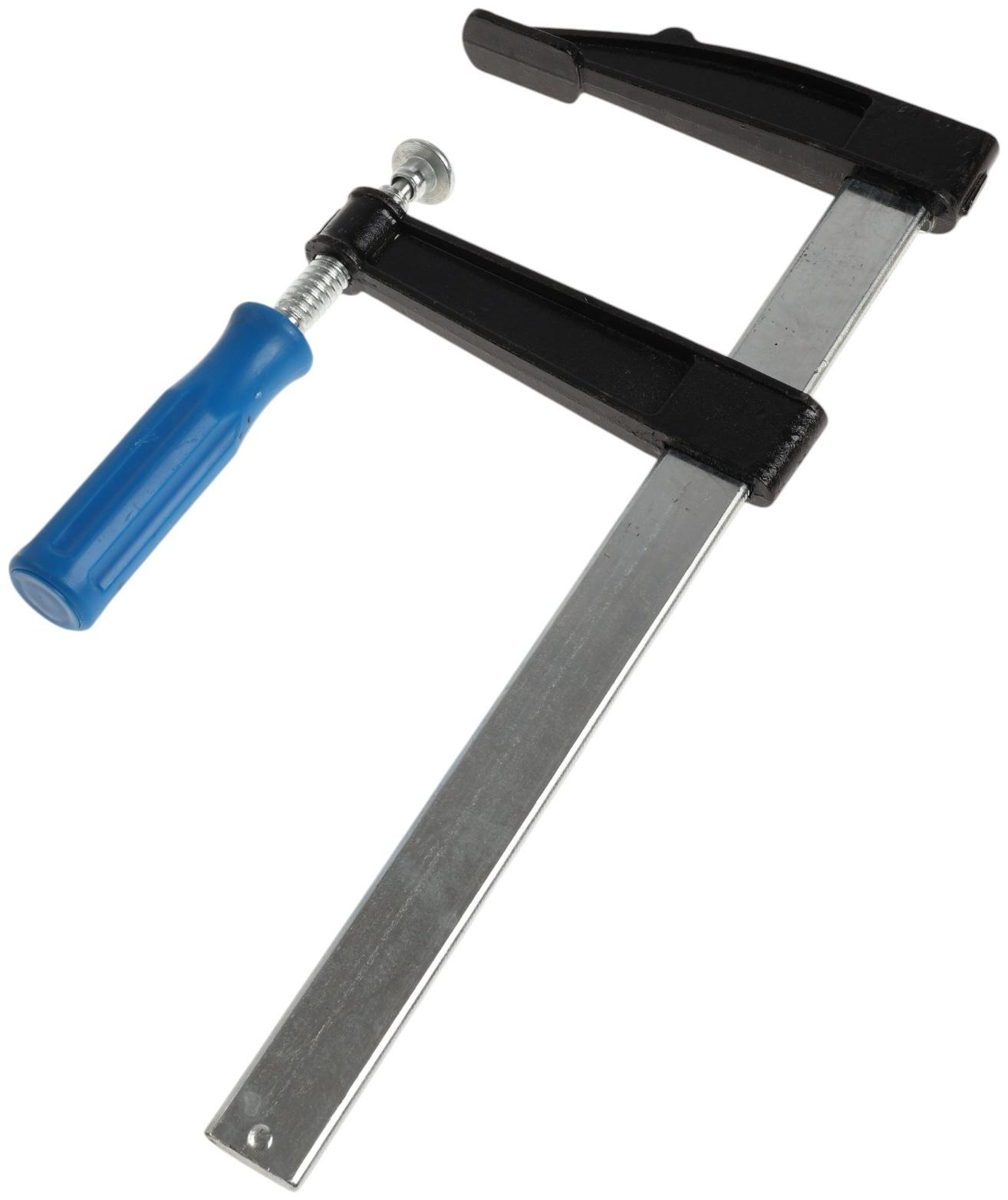 Струбцина F-образная ТУНДРА, пластиковая рукоятка, 300×120×390 мм