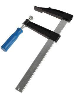 Струбцина F-образная ТУНДРА, пластиковая рукоятка, 300×120×390 мм