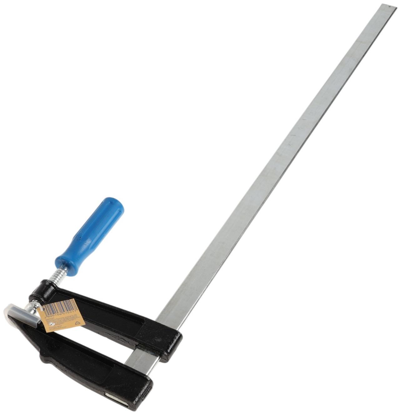 Струбцина F-образная ТУНДРА, пластиковая рукоятка, 800×120×890 мм