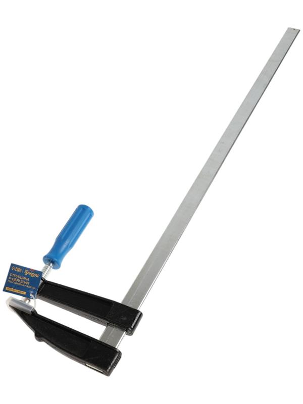 Струбцина F-образная ТУНДРА, пластиковая рукоятка, 800×120×890 мм