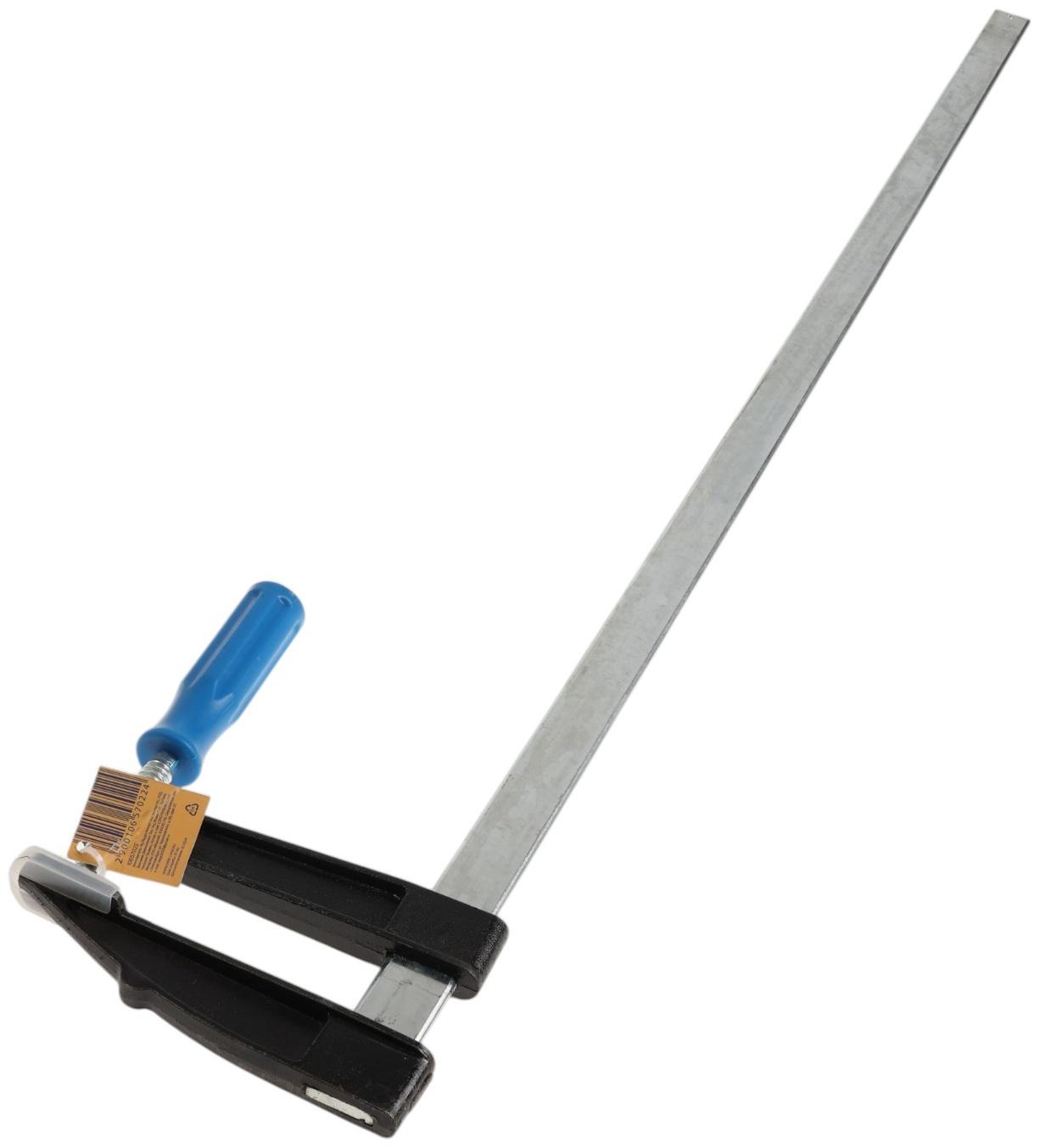 Струбцина F-образная ТУНДРА, пластиковая рукоятка, 1000×120×1090 мм