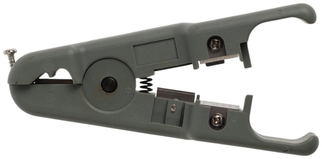 Стриппер ЛОМ, для зачистки и обрезки витой пары, коаксиального кабеля