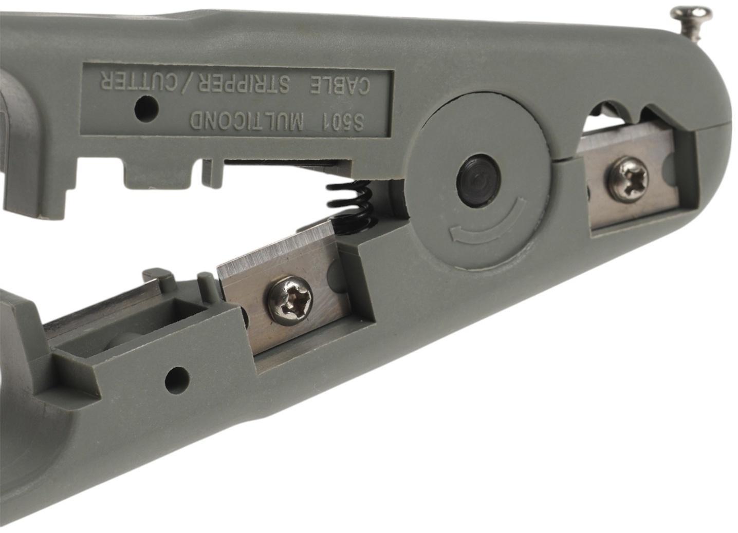 Стриппер ЛОМ, для зачистки и обрезки витой пары, коаксиального кабеля