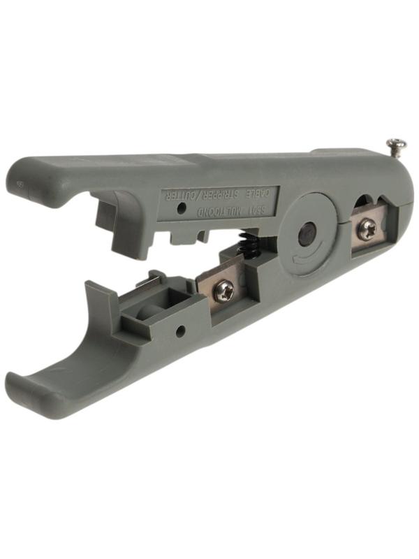 Стриппер ЛОМ, для зачистки и обрезки витой пары, коаксиального кабеля