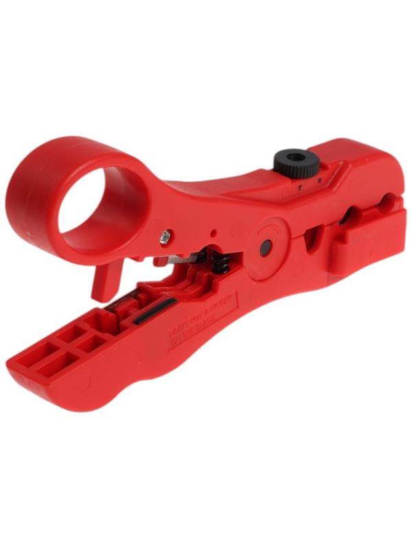 Стриппер ТУНДРА, для зачистки и обрезки витой пары, коаксиального кабеля RG-59/6/7/11