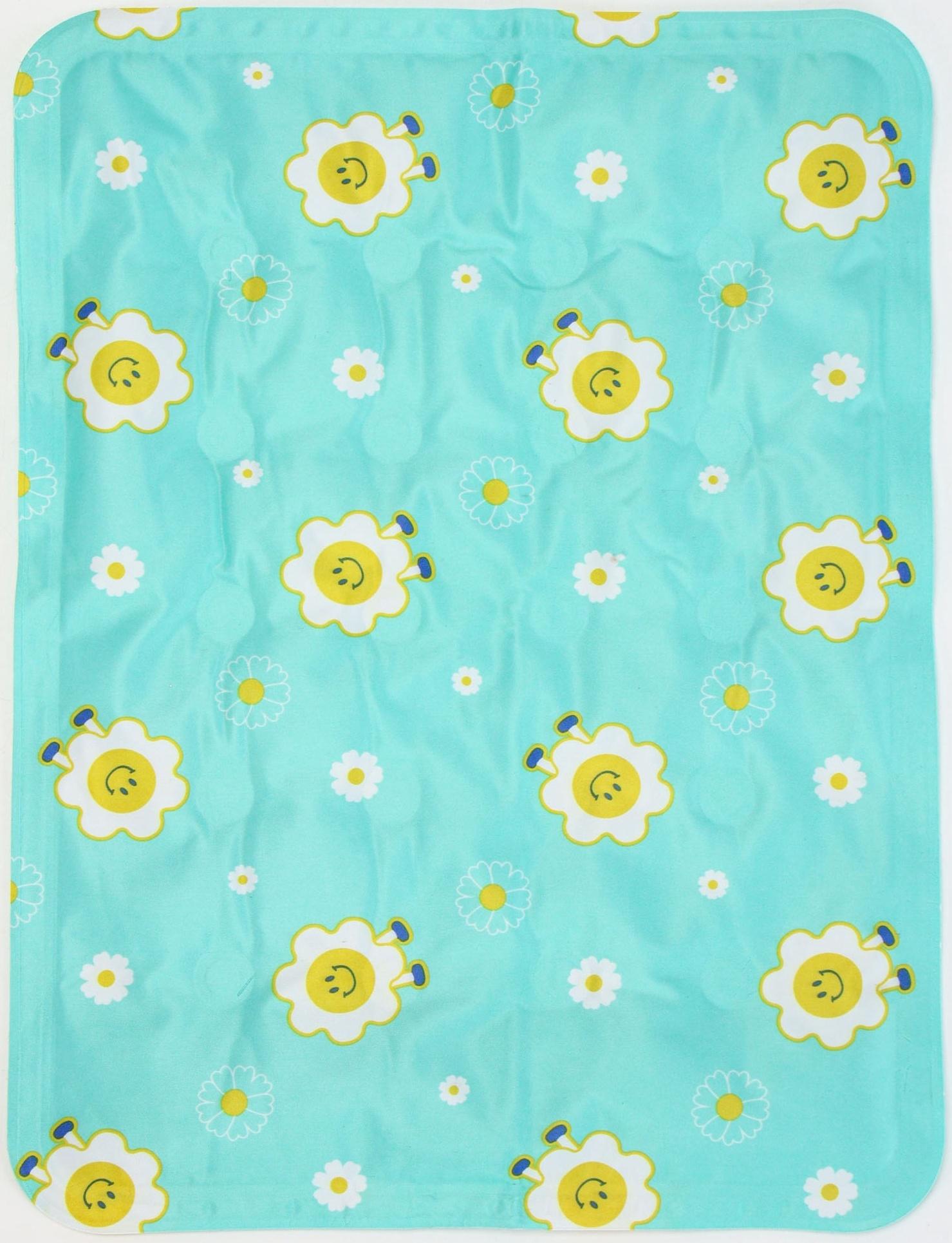 Коврик охлаждающий (гель), 40 х 30 см, ромашки