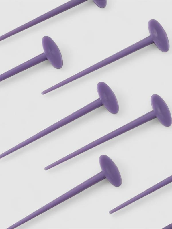 Игла намёточная для вязания, 5 см, набор 20 шт., фиолетовая