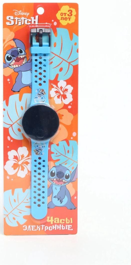Часы детские электронные Disney Stitch, на батарейках