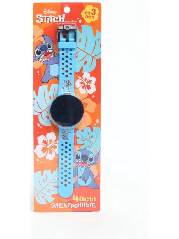 Часы детские электронные Disney Stitch, на батарейках