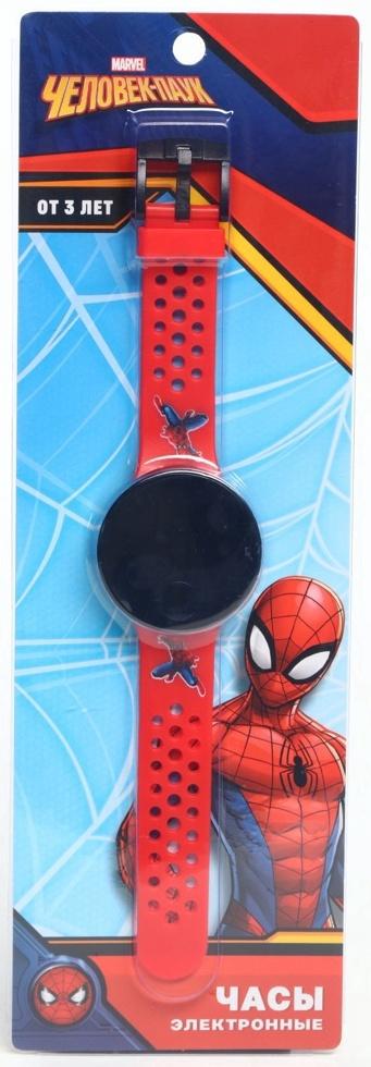 Часы детские электронные Marvel «Человек-паук», на батарейках