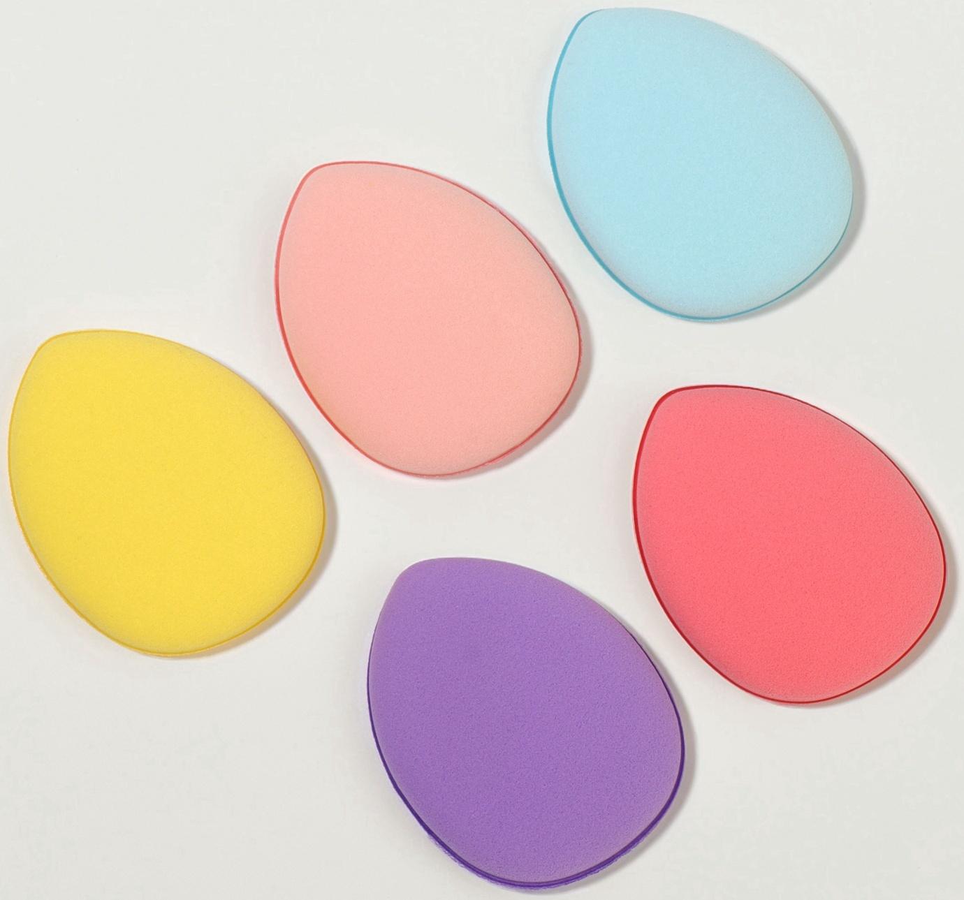 Спонжи для макияжа, набор - 5 шт., МИКС