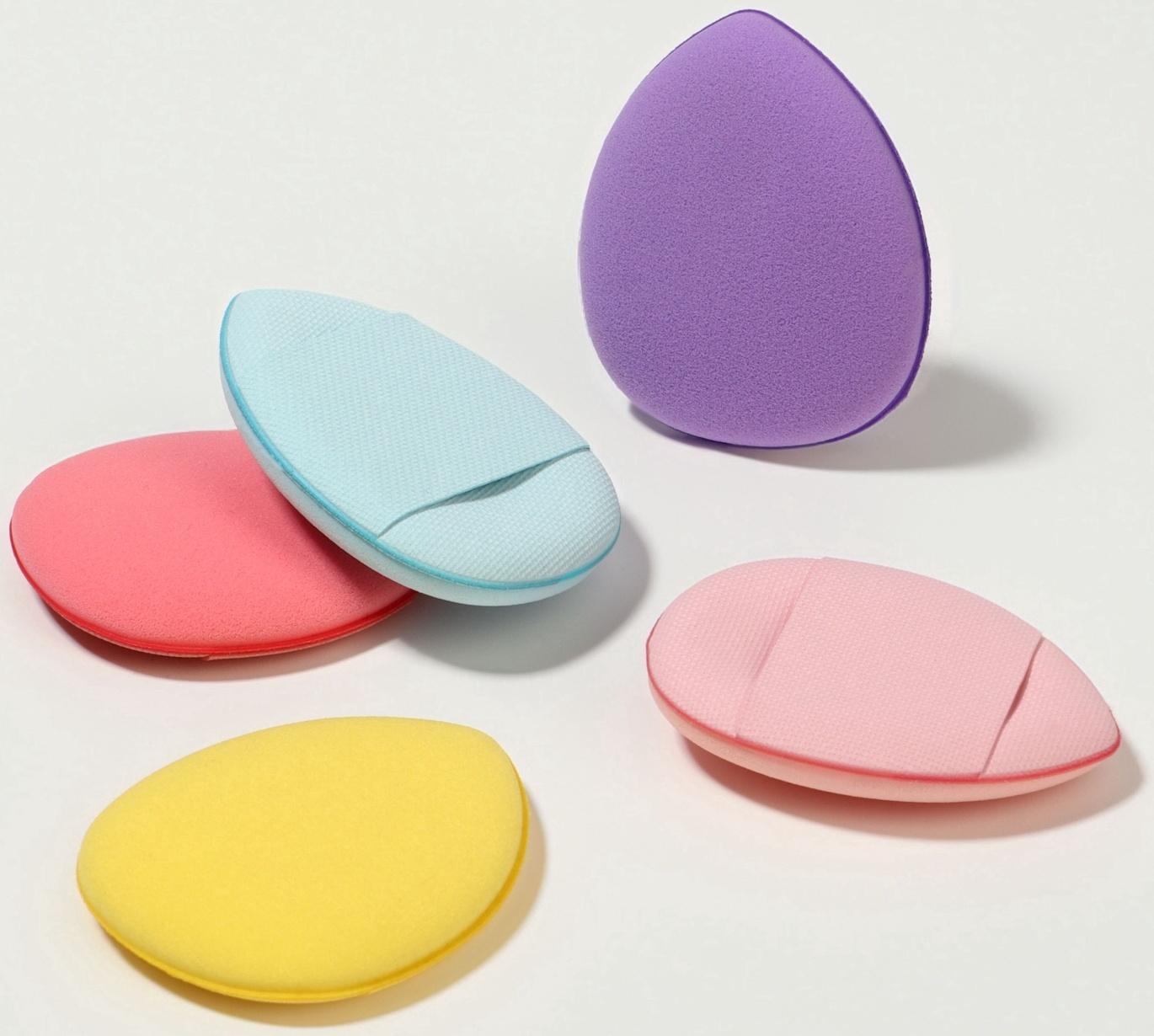 Спонжи для макияжа, набор - 5 шт., МИКС