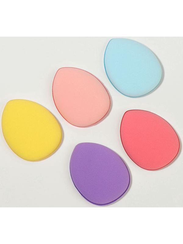 Спонжи для макияжа, набор - 5 шт., МИКС