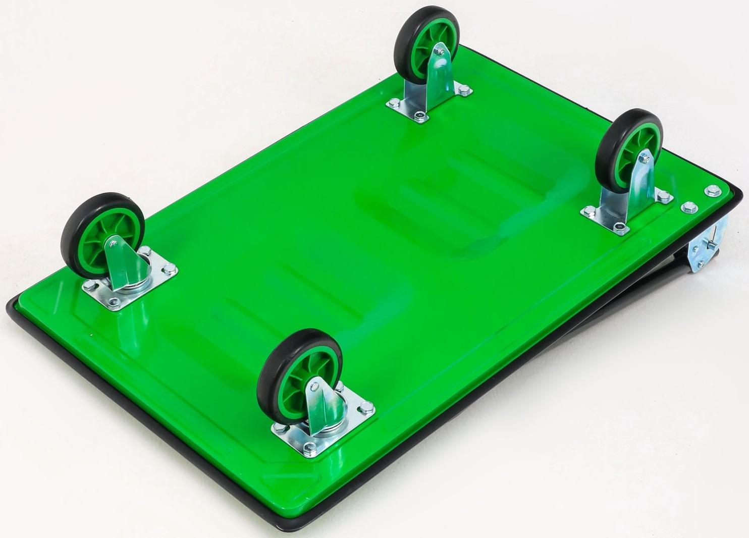 Тележка платформенная складная, для перевозки грузов, нагрузка до 300 кг, сталь, Greengo