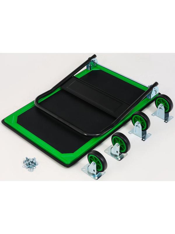 Тележка платформенная складная, для перевозки грузов, нагрузка до 300 кг, сталь, Greengo