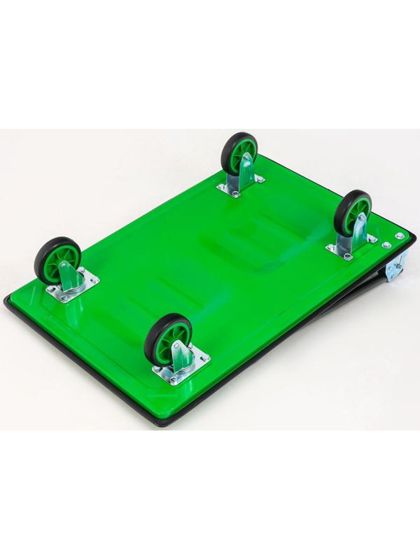 Тележка платформенная складная, для перевозки грузов, нагрузка до 300 кг, сталь, Greengo