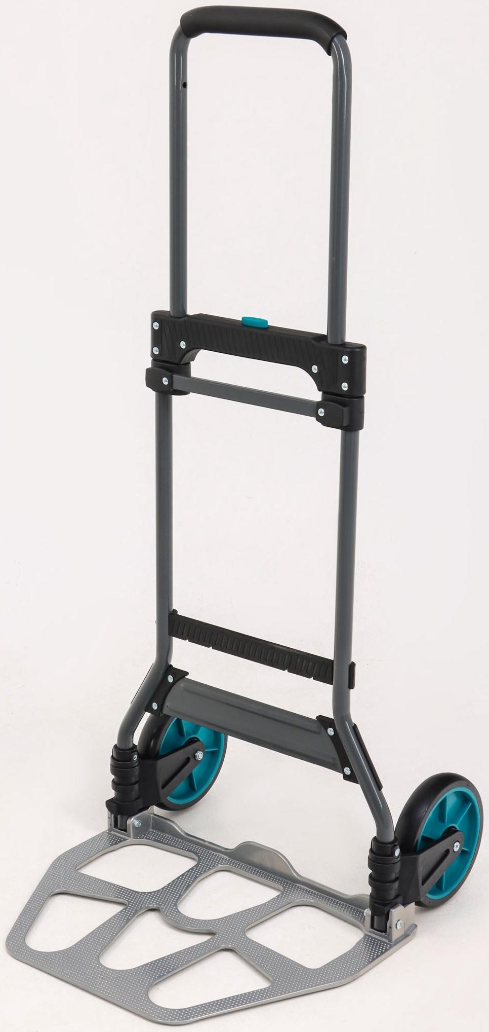 Тележка ручная хозяйственная, двухколёсная, нагрузка до 100 кг, складная, грузовая, Greengo