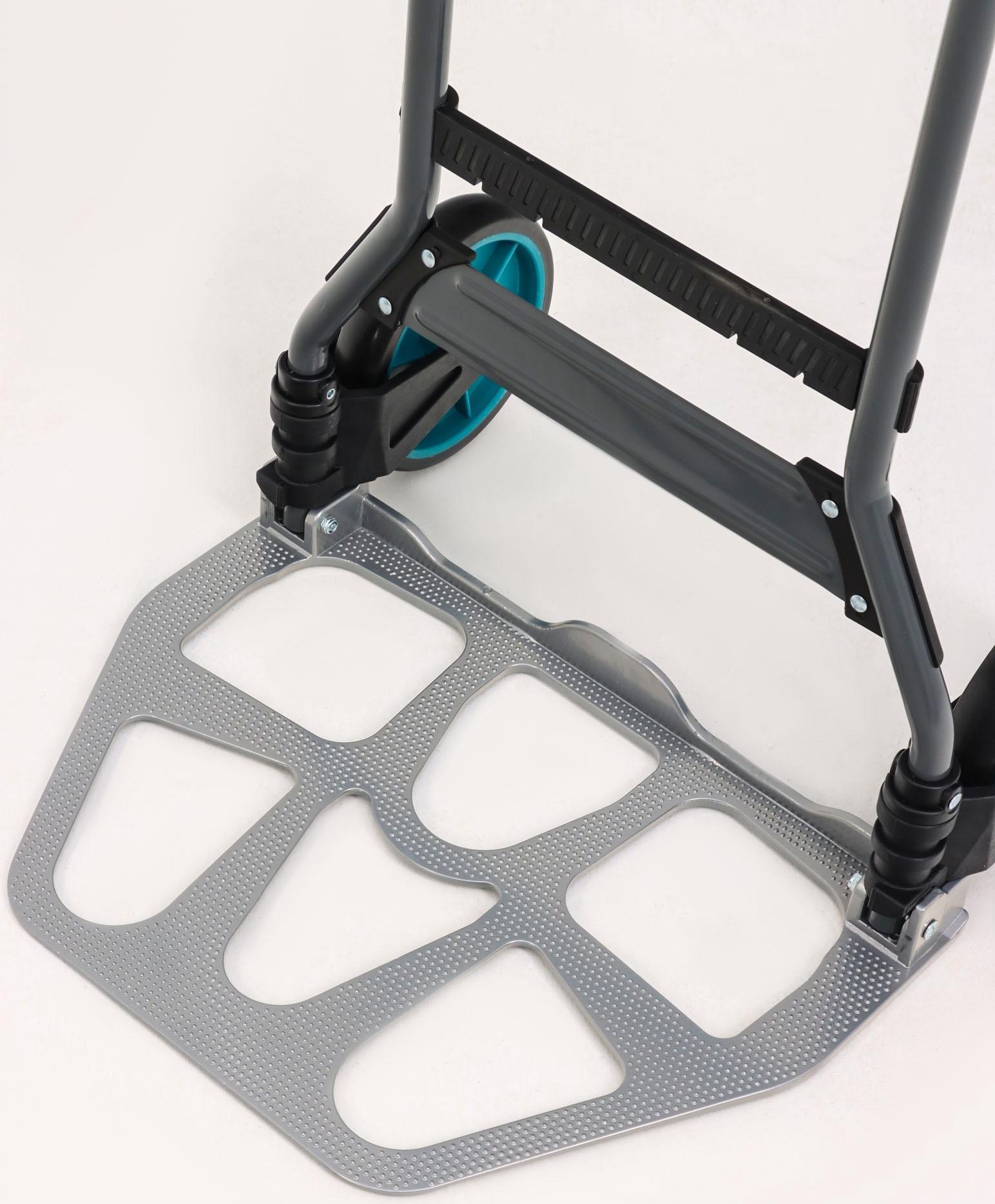 Тележка ручная хозяйственная, двухколёсная, нагрузка до 100 кг, складная, грузовая, Greengo